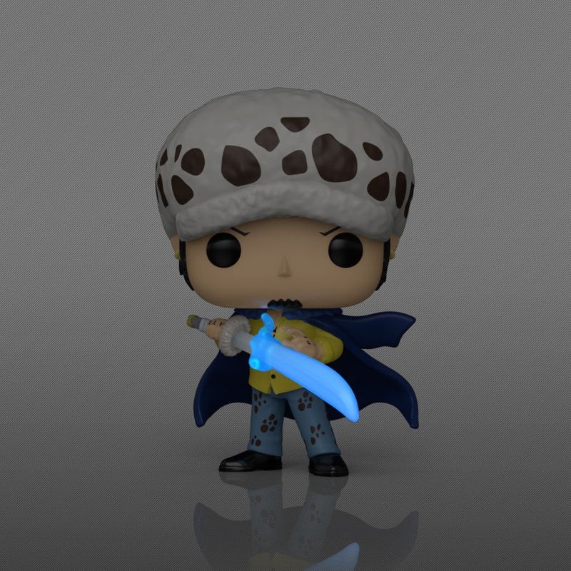 One Piece - Trafalgar Law (with Blue Anesthesia) Glow Pop! Vinyl [RS]