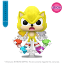 Sonic - Super Sonic with Emeralds Flocked Pop! Vinyl Plus [RS]