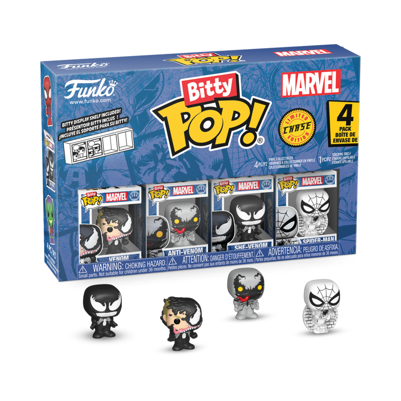 Spider-Man - Venom Bitty Pop! 4-Pack