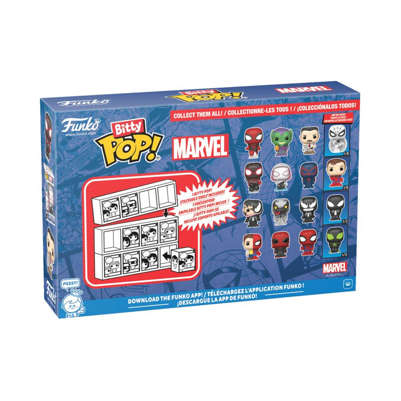 Spider-Man - Peter Parker Split Bitty Pop! 4-Pack