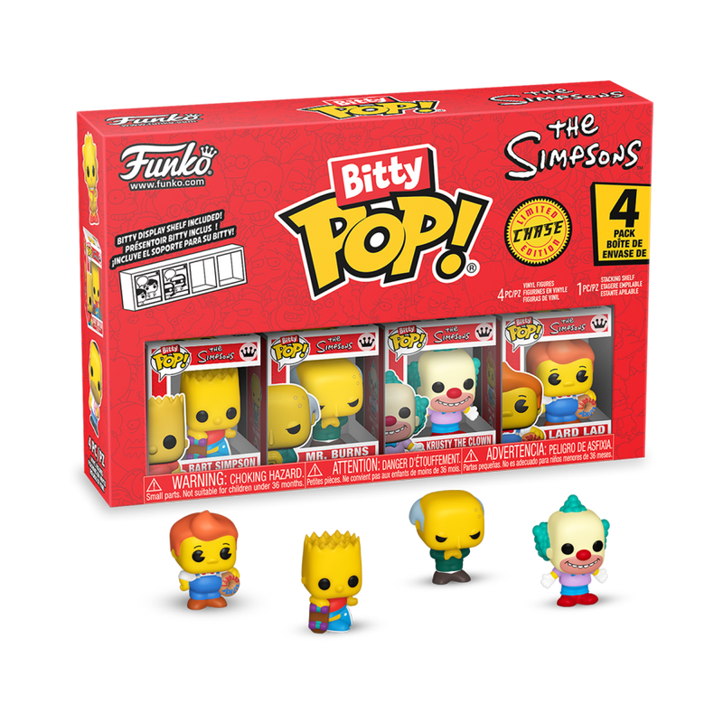 Simpsons - Bart Simpson Bitty Pop! 4-Pack