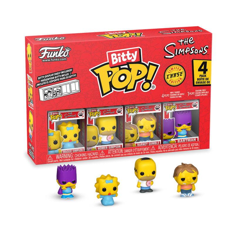 Simpsons - Maggie Simpson Bitty Pop! 4-Pack