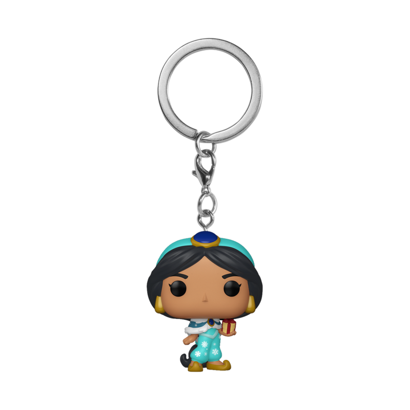 Disney: Princess - Jasmine (Holiday) Pocket Pop! Keychain