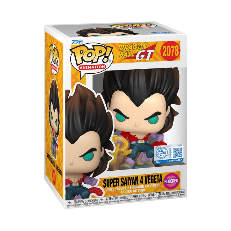 Dragon Ball: GT - Super Saiyan 4 Vegeta (with chase) US Exclusive Flocked Pop! Vinyl [RS]