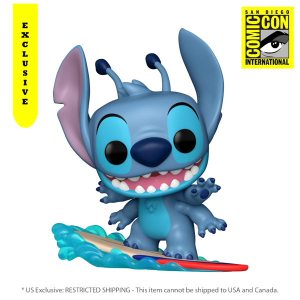 Lilo & Stitch - Stitch on Surfboard SDCC 2025 Exclusive Pop! Vinyl [RS]