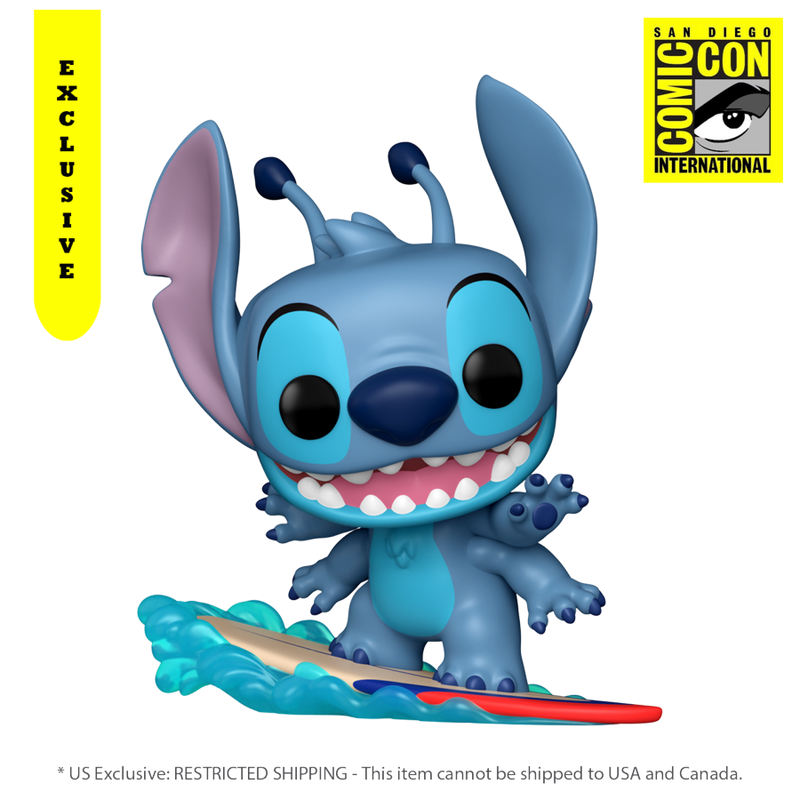 Lilo & Stitch - Stitch on Surfboard SDCC 2025 Exclusive Pop! Vinyl [RS]
