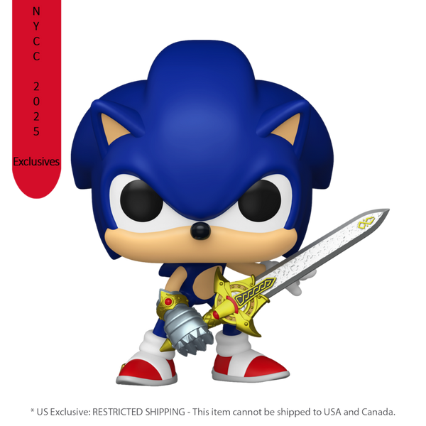 Sonic the Hedgehog - Sonic with Caliburn Pop! Vinyl 2025 NYCC Exclusive