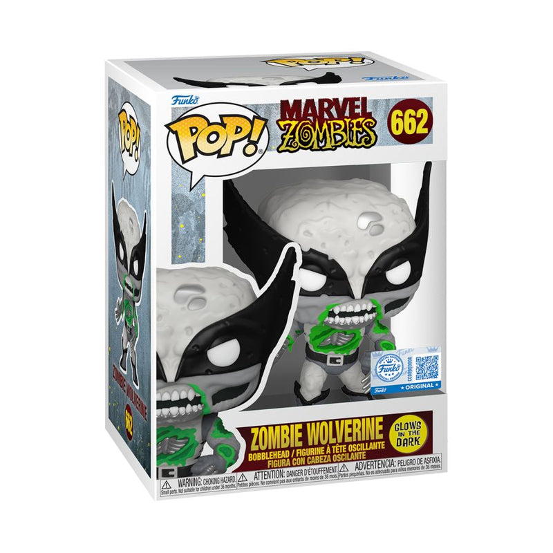 Marvel: Zombies - Wolverine Glow Pop! Vinyl [RS]