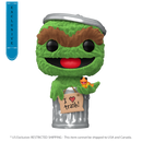 Sesame Street - Oscar the Grouch Flocked Pop! Vinyl [RS]