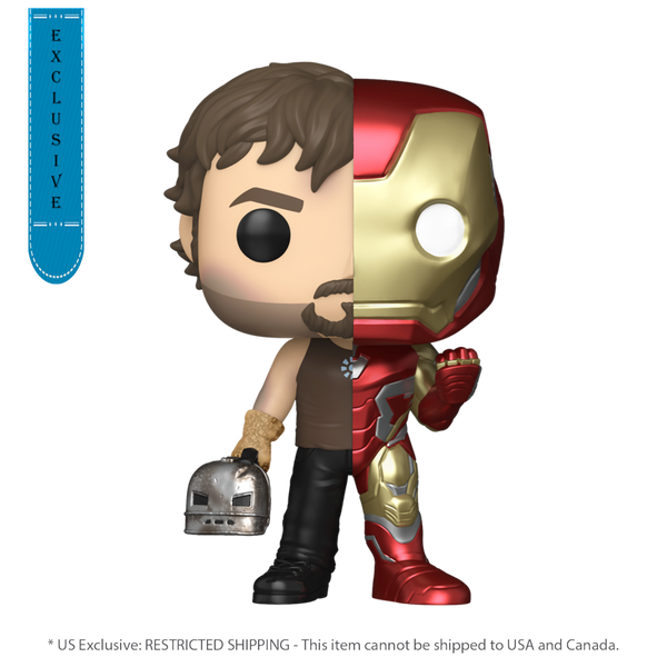 Marvel: Split - Tony Stark/Iron Man Pop! Vinyl [RS]