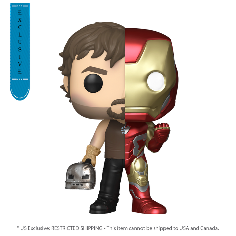Marvel: Split - Tony Stark/Iron Man Pop! Vinyl [RS]