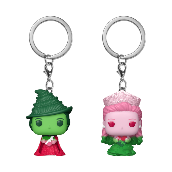 Wicked (2024) - Glinda & Elphaba (Ombre) Pop! Keychain 2-Pack