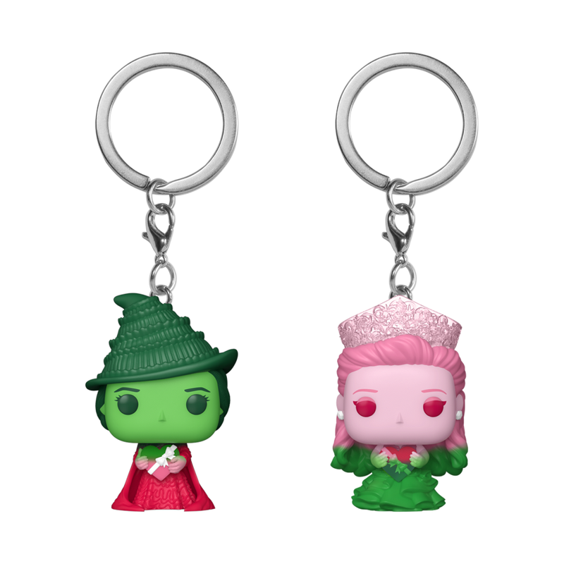 Wicked (2024) - Glinda & Elphaba (Ombre) Pop! Keychain 2-Pack