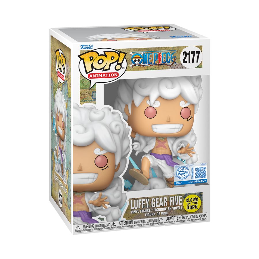 Buy One Piece - Luffy Gear 5 US Exclusive Glow Pop! Vinyl [RS] Online ...