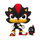 Sonic the Hedgehog - Shadow with Dark Chao US Exclusive Flocked Pop! Vinyl [RS]