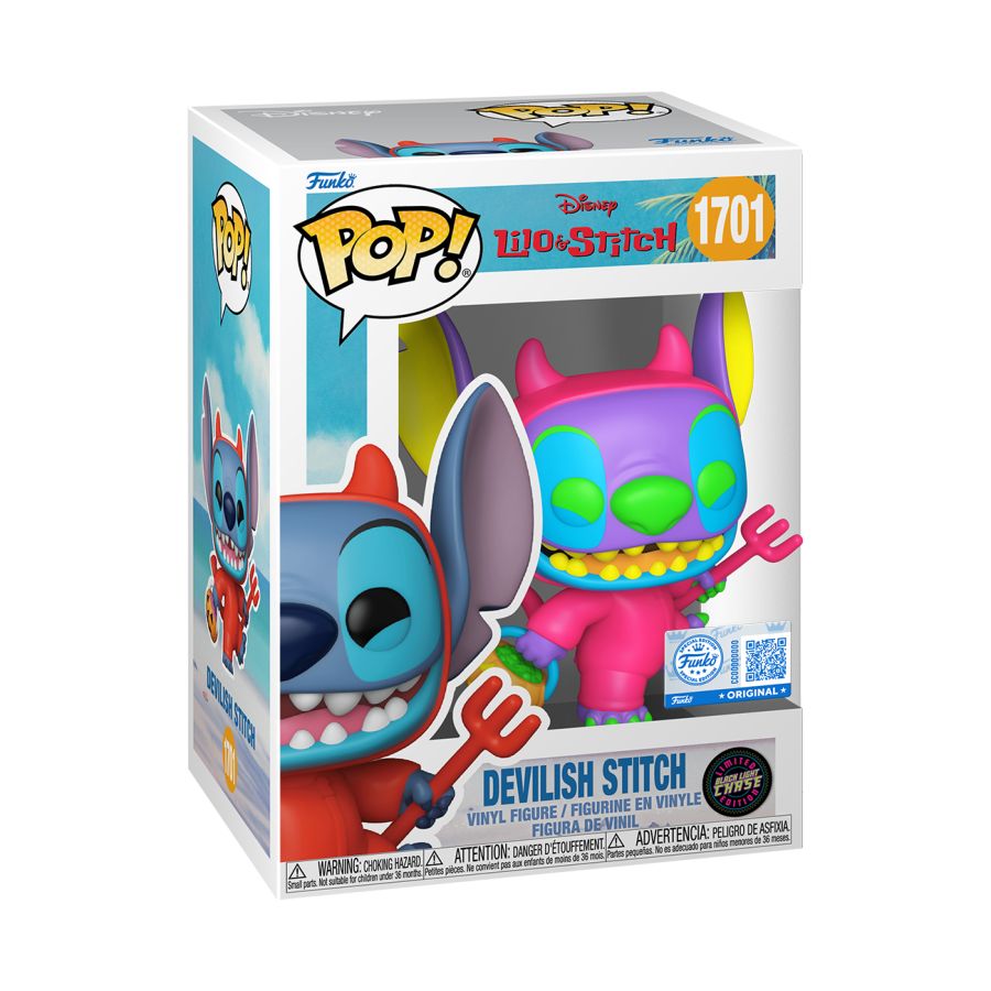 スティッチ My Little Devil Lilo & Stitch - Devilish Stitch (with Chase) Pop! Vinyl