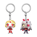 Hazbin Hotel - Charlie & Vaggie Pop! Keychain 2-Pack