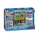 Sonic The Hedgehog – Sonic 2 Diorama Bitty Pop! Playset