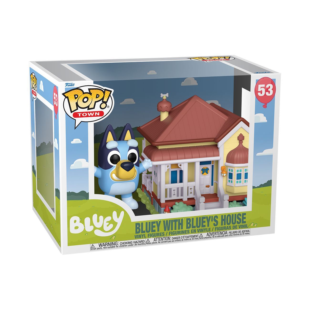 Bluey – Bluey with Bluey’s House Pop! Town