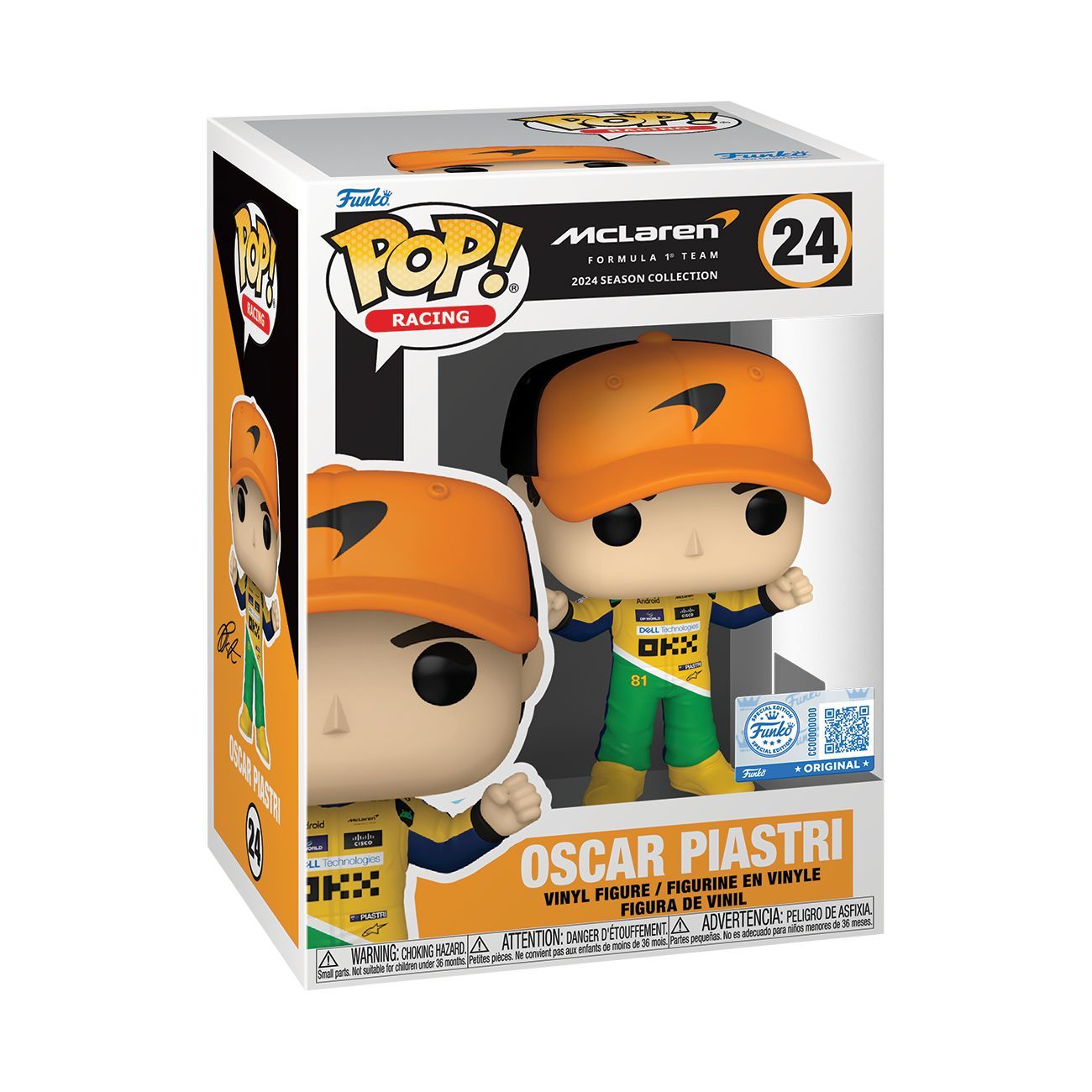 Formula 1: McLaren – Oscar Piastri (Senna Tribute Race Suit) Exclusive