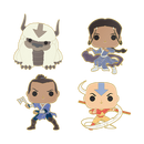 Avatar the Last Airbender - Characters 4-Pack Pin Set