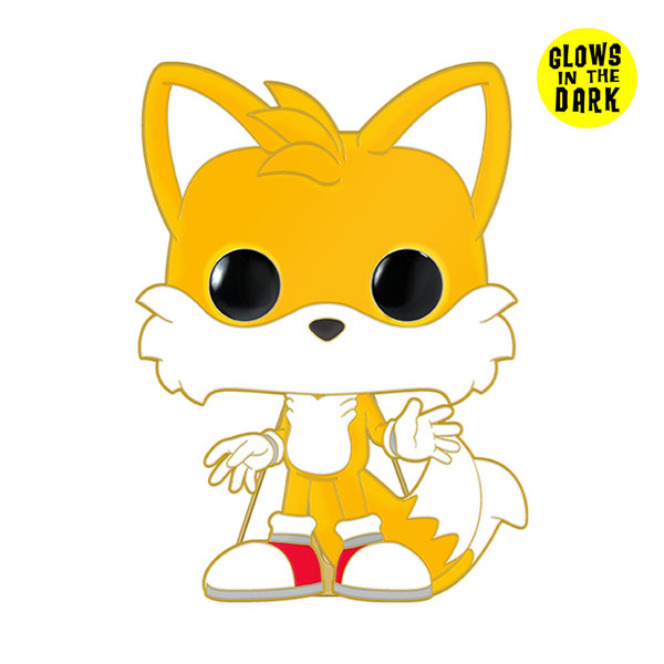 Sonic the Hedgehog - Super Tails Glow Enamel Pop! Pin