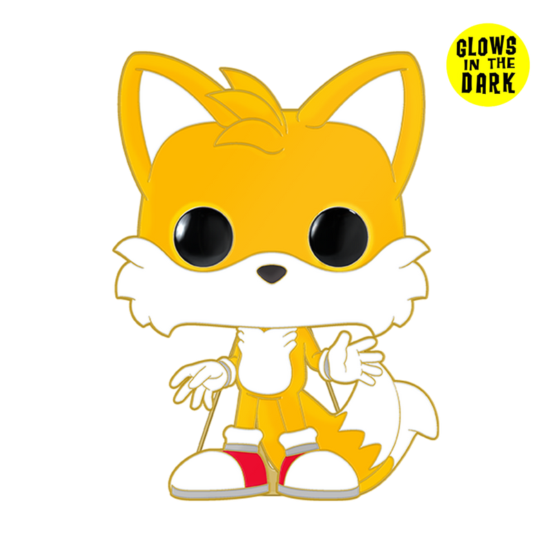 Sonic the Hedgehog - Super Tails Glow Enamel Pop! Pin