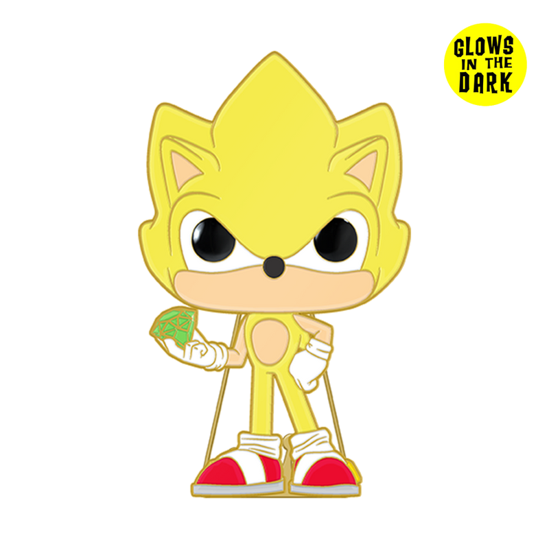 Sonic the Hedgehog - Super Sonic Glow Enamel Pop! Pin