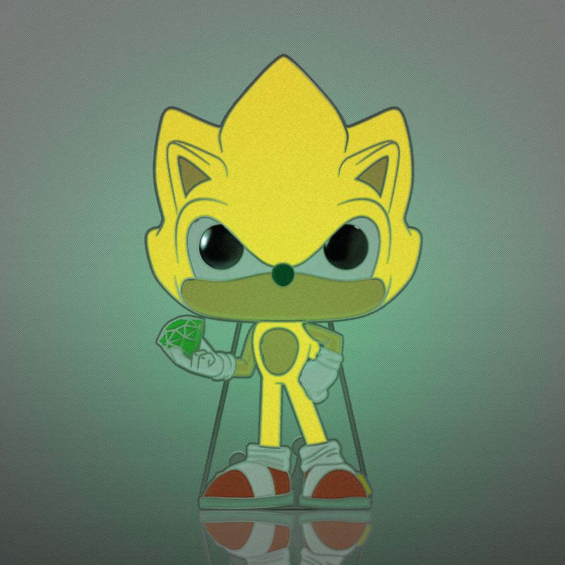 Sonic the Hedgehog - Super Sonic Glow Enamel Pop! Pin