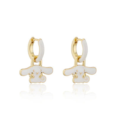 Sanrio - Cinnamoroll Enamel Mini Hoop Earrings