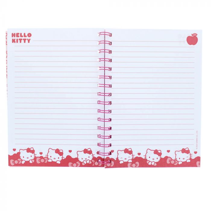 Hello Kitty Hearts & Bows A5 Notebook
