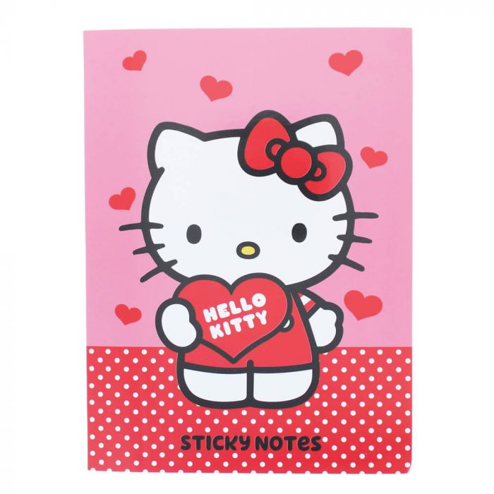 Hello Kitty Hearts & Bows Sticky Notes Set