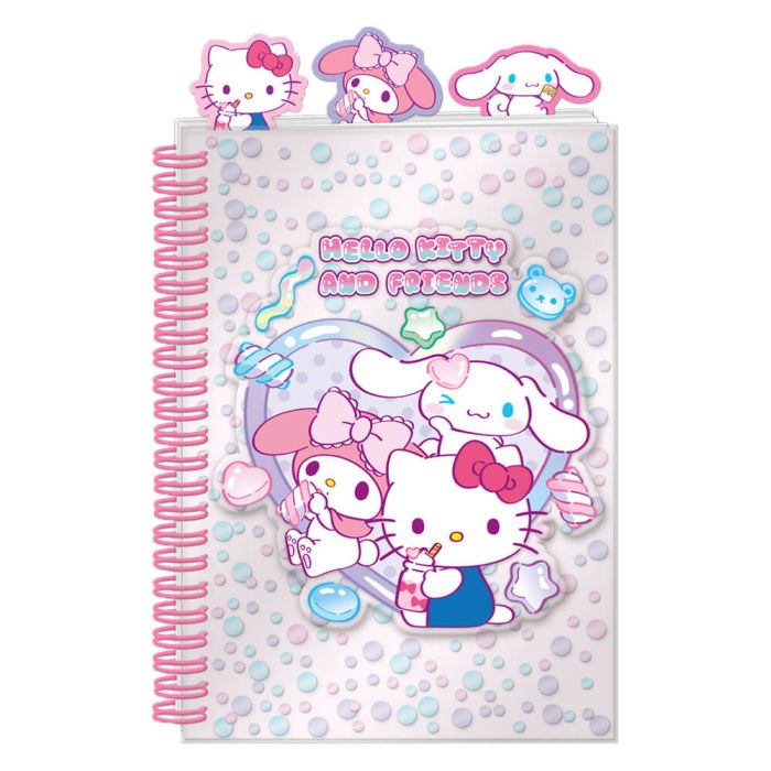 Sanrio - Hello Kitty and Friends Sweets Glitter Notebook