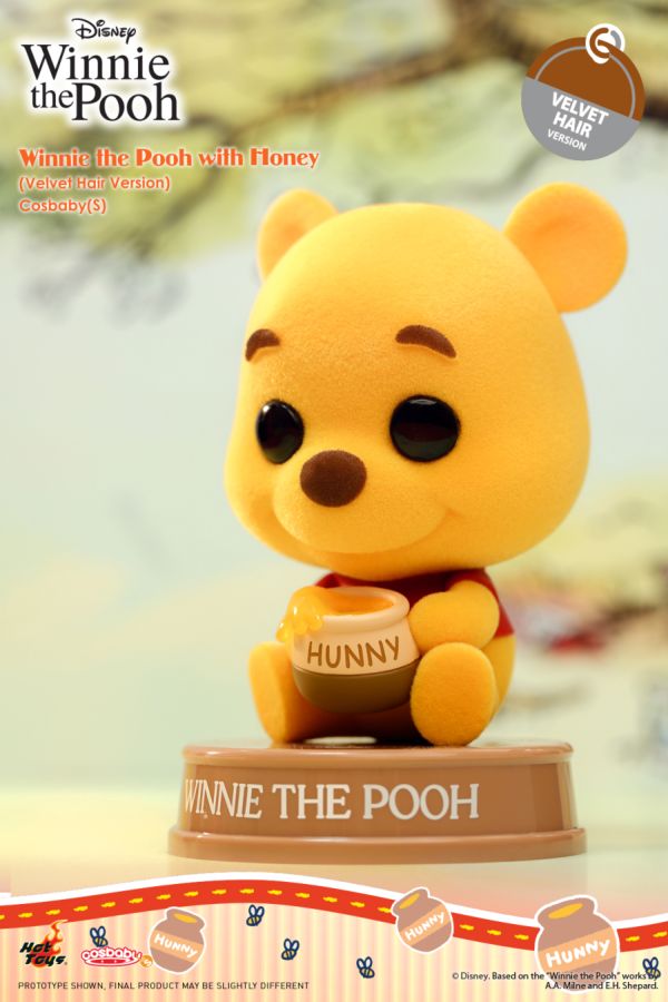 Winnie the Pooh - Winnie the Pooh with Honey (Velvet Hair) Cosbaby