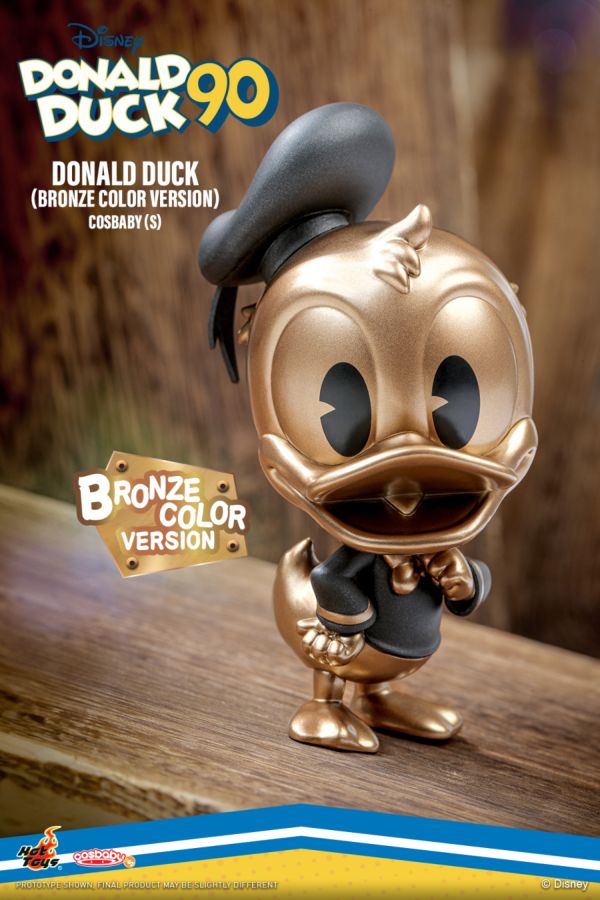Disney - Donald Duck Cosbaby Figure (Bronze Colour Version]