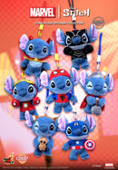 Disney - Stitch Marvel Cosplay Mystery Cosbi Plush Keychain Blind Box