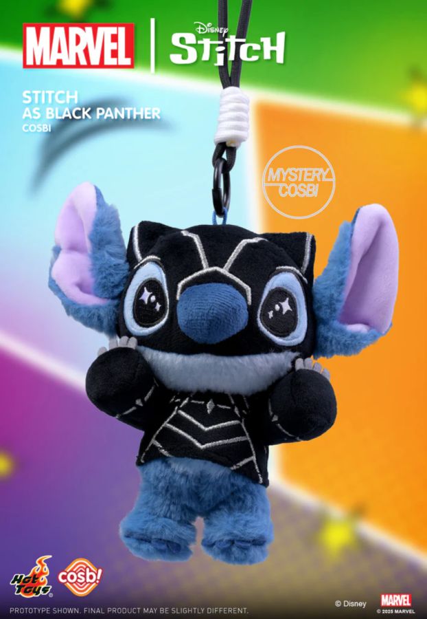 Disney - Stitch Marvel Cosplay Mystery Cosbi Plush Keychain Blind Box