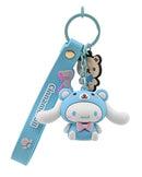 Hello Kitty and Friends Keychain with hand strap Assortment - Animal Outfit