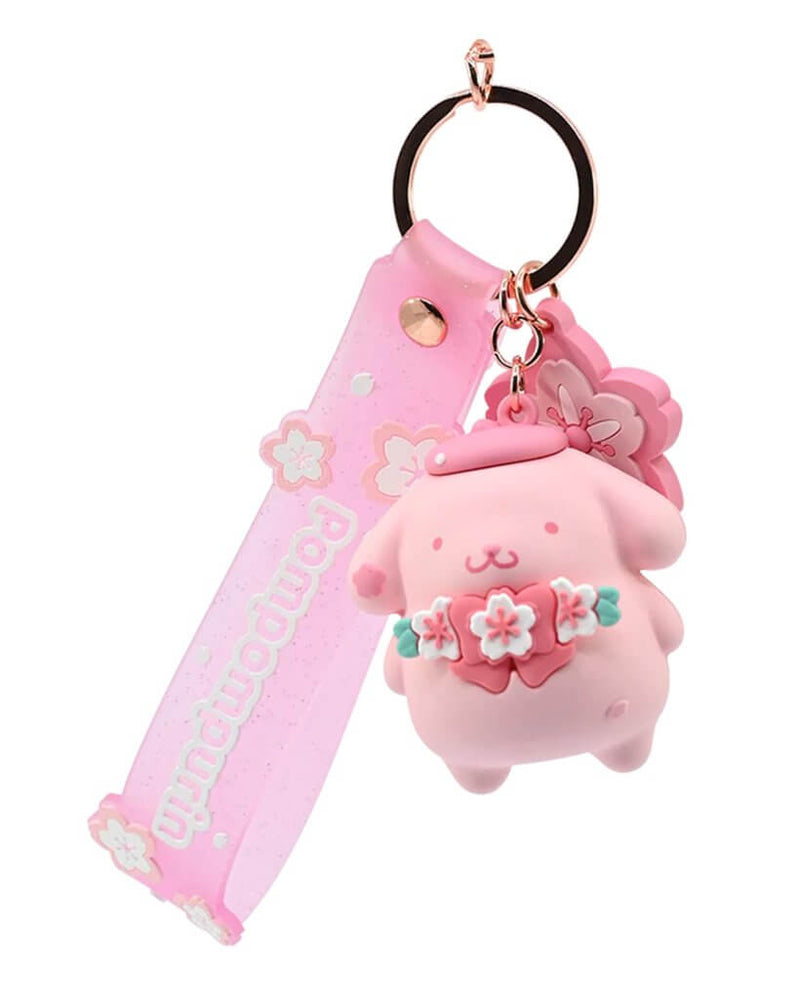 Hello Kitty and Friends Keychain with hand strap Assortment - Sakura