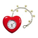 The Wizard of Oz - Tin Man Heart Shaped Clock Replica