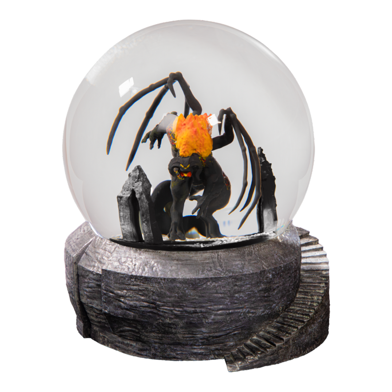 The Lord of the Rings - Light-Up Balrog Snow Globe