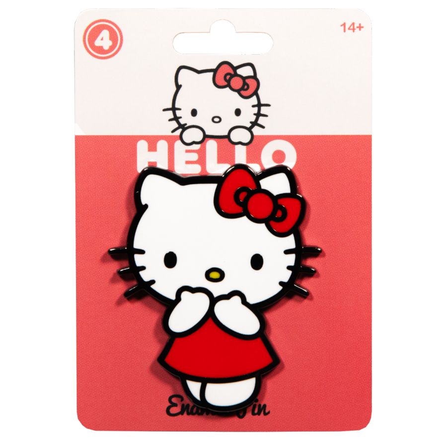 Buy Hello Kitty - #4 Shocked Enamel Pin Online Australia — Minitopia