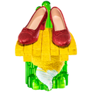Wizard of Oz - Scaled Ruby Slippers Statuette on Light-up Stand