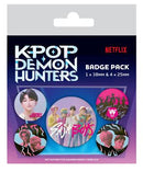 K-Pop Demon Hunters - Saja Boys - Badge Mixed 5 Pack