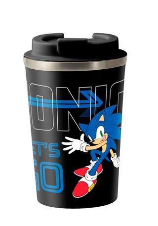 Sonic the Hedgehog - Lets Go 350ml Metal Travel Mug