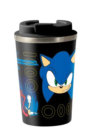 Sonic the Hedgehog - Lets Go 350ml Metal Travel Mug