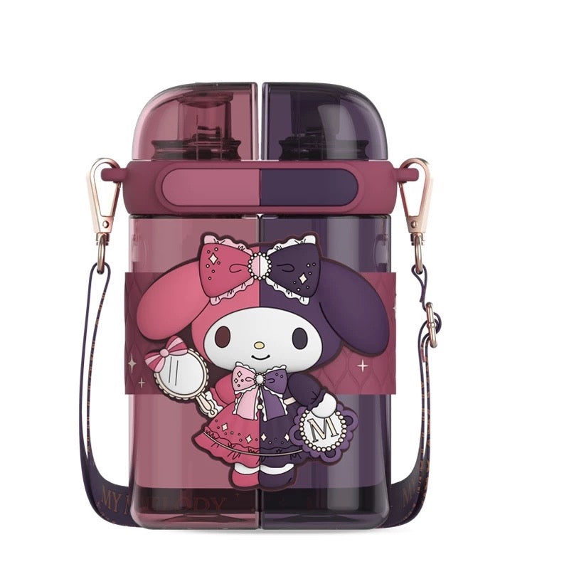 Sanrio Characters - Dual Compartment Tritan Drink Bottle 640ml