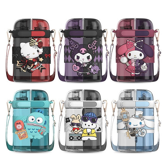 Sanrio Characters - Dual Compartment Tritan Drink Bottle 640ml
