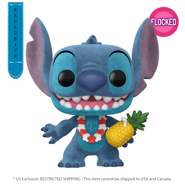 Lilo & Stitch - Luau Stitch Flocked Pop! Vinyl [RS]