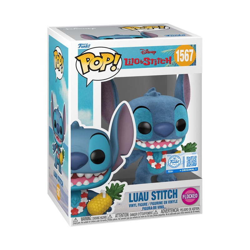 Lilo & Stitch - Luau Stitch Flocked Pop! Vinyl [RS]
